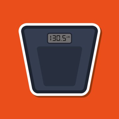 Spor salonu simgesi tasarım, vektör çizim