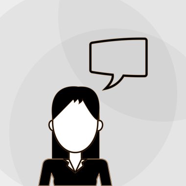 İnsanlar iletişim tasarımı, vektör çizim