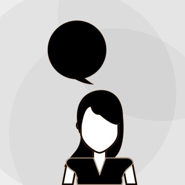 İnsanlar iletişim tasarımı, vektör çizim