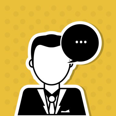 Adam simgesi tasarım, vektör çizim