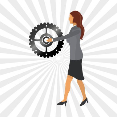 Grafik illüstrasyon iş adamları, vektör tasarımı