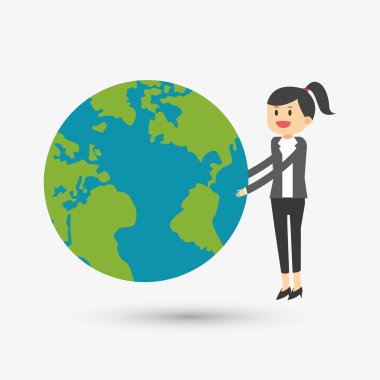 İş adamları, düzenlenebilir vecctor grafik tasarım