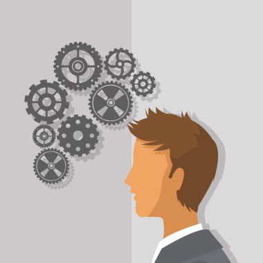 Grafik illüstrasyon iş adamları, vektör tasarımı