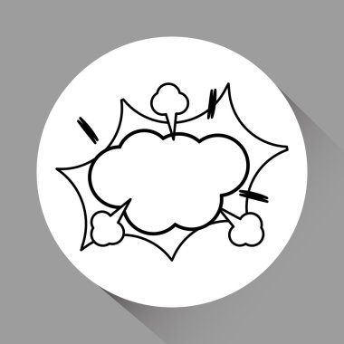 Retro iletişim tasarımı, vektör çizim