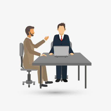 İş adamları, düzenlenebilir vecctor grafik tasarım