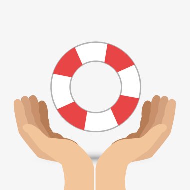 Sigorta, düzenlenebilir vecctor grafik tasarım