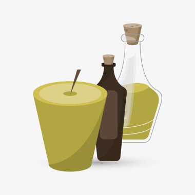 Spa merkezi, düzenlenebilir vecctor grafik tasarım