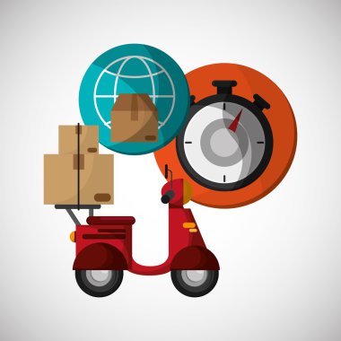 Teslimat, düzenlenebilir vecctor grafik tasarım