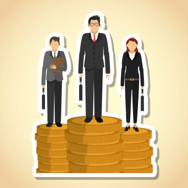 iş adamları grafik tasarım, düzenlenebilir vektör