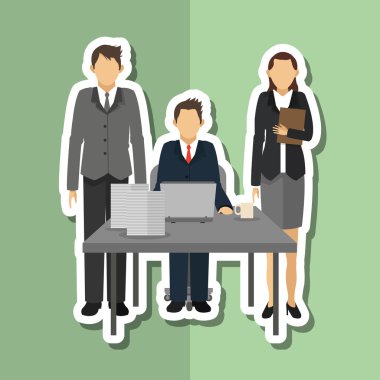 iş adamları grafik tasarım, düzenlenebilir vektör