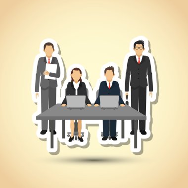 iş adamları grafik tasarım, düzenlenebilir vektör