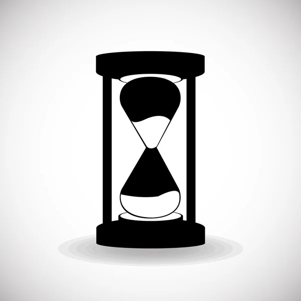 Saat simgesi nesne, zaman kavramı vektör tasarımı — Stok Vektör