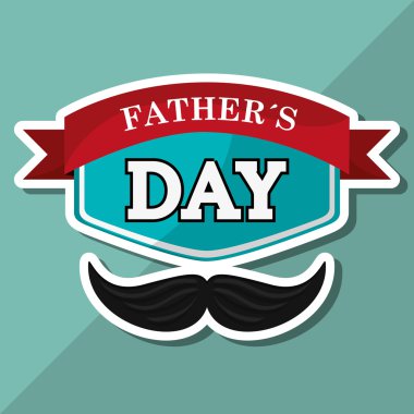 Babalar günü tasarım, vektör çizim simgesi