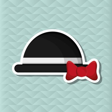 Babalar günü tasarım, vektör çizim simgesi