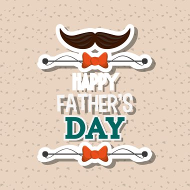 Babalar günü tasarım, vektör çizim simgesi