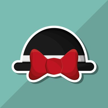 Babalar günü tasarım, vektör çizim simgesi