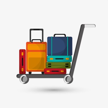 Seyahat illüstrasyon tasarımı, düzenlenebilir vektör