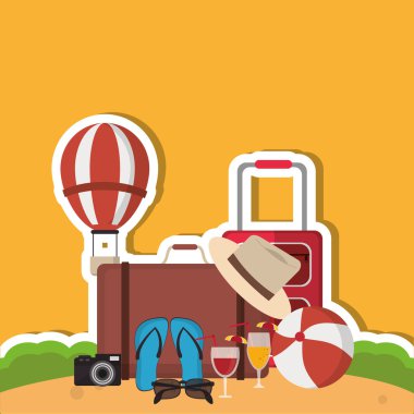 Tatil tasarım, vektör çizim simgesi