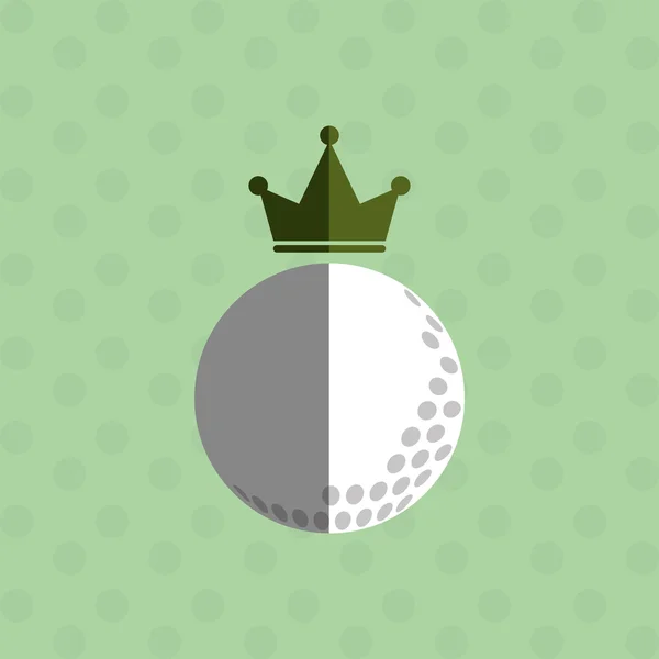 Icône de conception de golf, illustration vectorielle — Image vectorielle