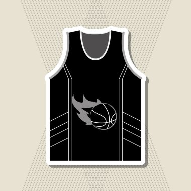 renkli basketbol kutsal kişilerin resmi, vektör çizim