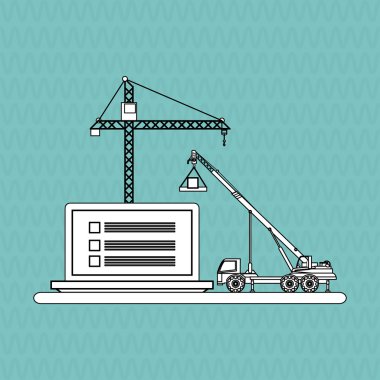 yapım aşamasında, düzenlenebilir grafik simgesi