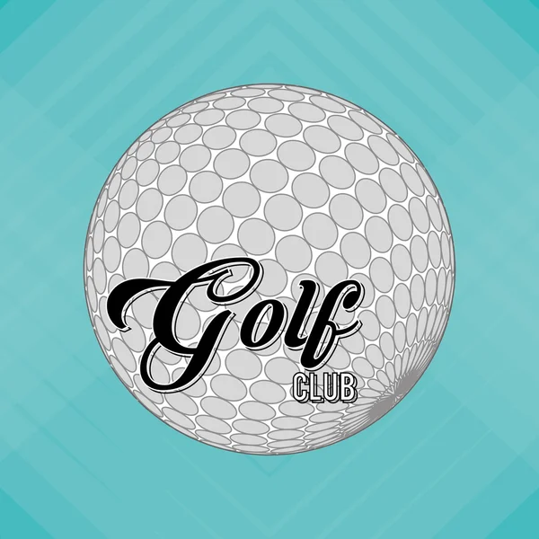 Icono de diseño de golf, ilustración vectorial — Vector de stock