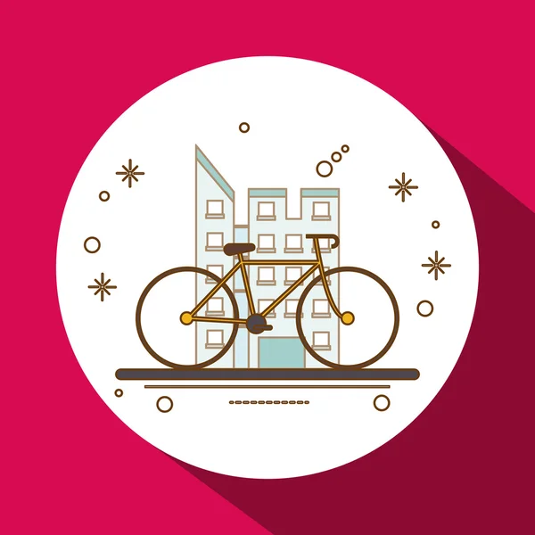 Graphic design of Bike lifestyle , editable vector — Stock Vector