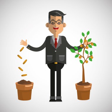 İş büyüme grafik tasarım