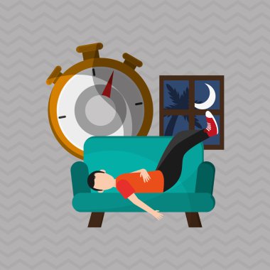 renkli dinlenme tasarım, vektör çizim