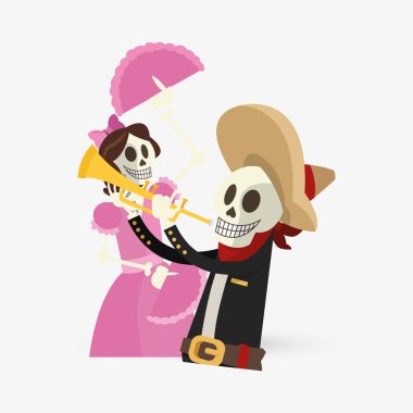 Beyaz arka plan üzerinde renkli Meksika tasarım