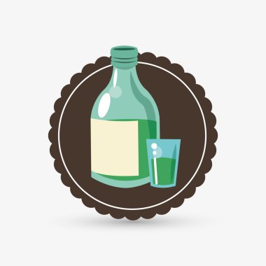 Beyaz arka plan üzerinde renkli Meksika tasarım