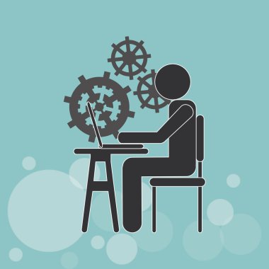 simge iş adamları, vektör tasarımı