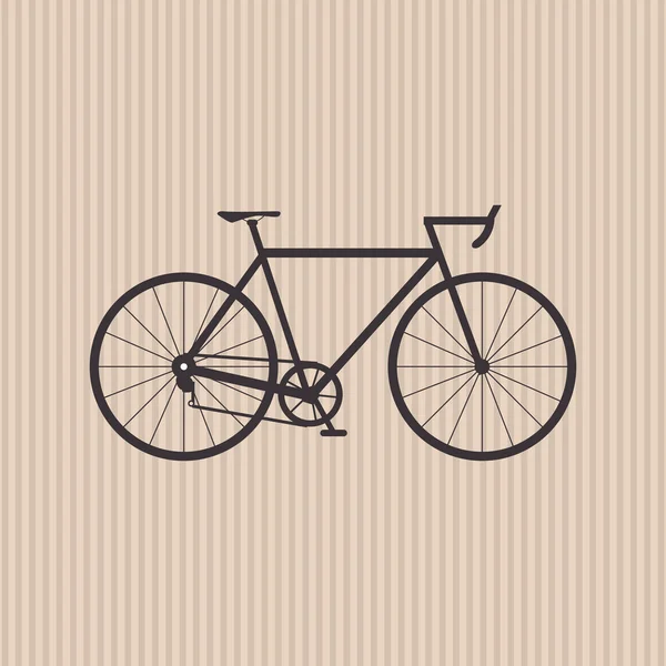 Bisiklet lifesyle tasarım düz çizimi — Stok Vektör