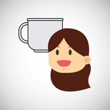 menü tasarımı, düz illüstrasyon