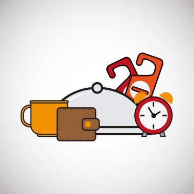 seyahat tasarım, düz illüstrasyon