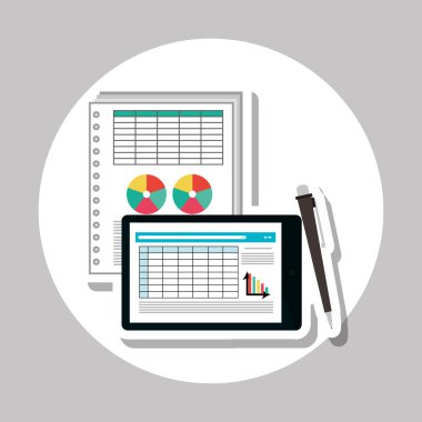 Infographic illüstrasyon tasarımı, düzenlenebilir vektör