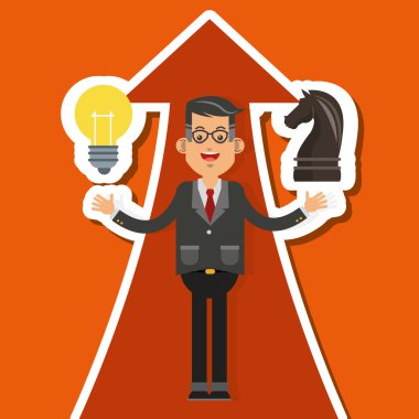 İş büyüme grafik tasarım