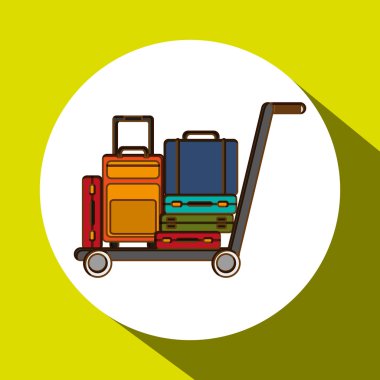 Seyahat illüstrasyon tasarımı, düzenlenebilir vektör