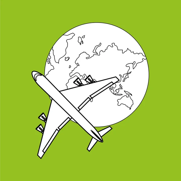 Diseño de ilustración de viaje, vector editable — Vector de stock