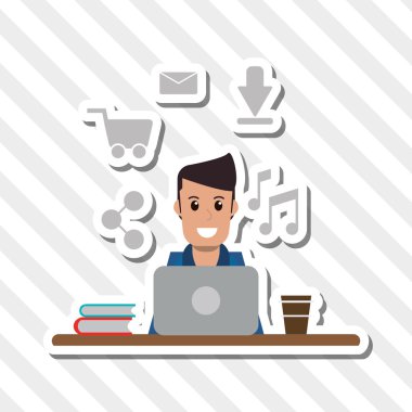 simge iş adamları, vektör tasarımı