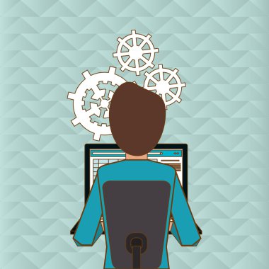 simge iş adamları, vektör tasarımı