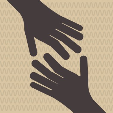 Yardım ve destek, düzenlenebilir vektör çizimi