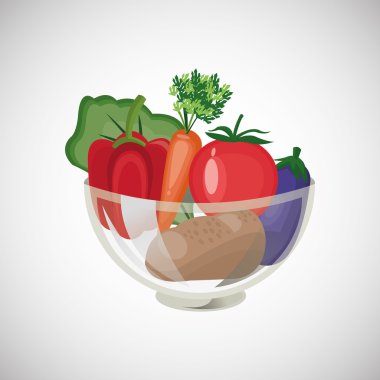 Sağlıklı gıda tasarım. Organik gıda. doğal ürün