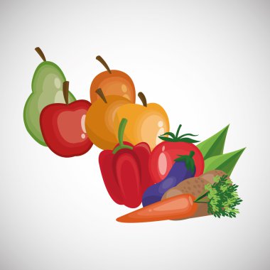 Sağlıklı gıda tasarım. Organik gıda. doğal ürün