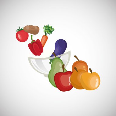 Sağlıklı gıda tasarım. Organik gıda. doğal ürün