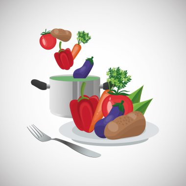 Sağlıklı gıda tasarım. Organik gıda. doğal ürün