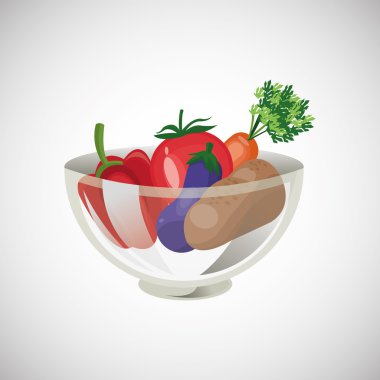 Sağlıklı gıda tasarım. Organik gıda. doğal ürün