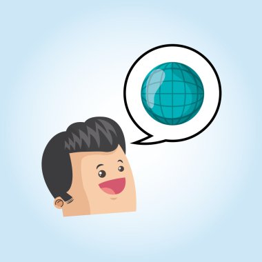 Dijital pazarlama tasarım. teknoloji simgesi. Multimedya kavramı