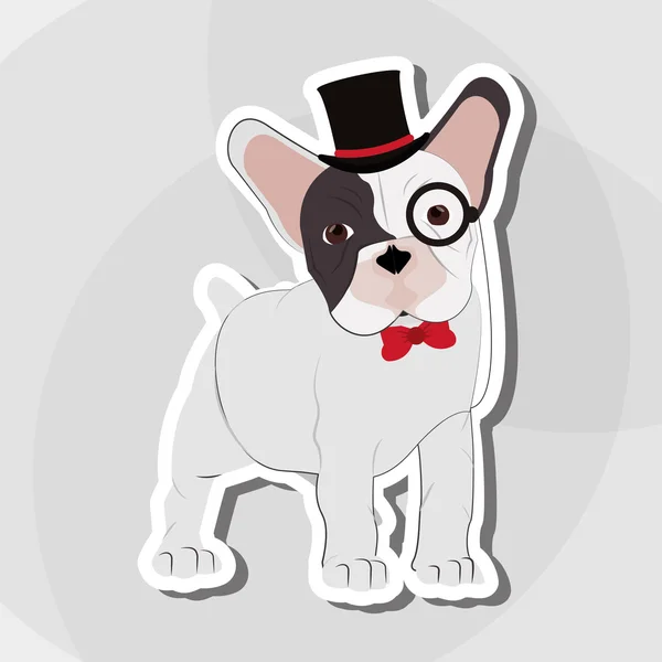 Diseño bulldog francés, mascota y concepto animal — Vector de stock