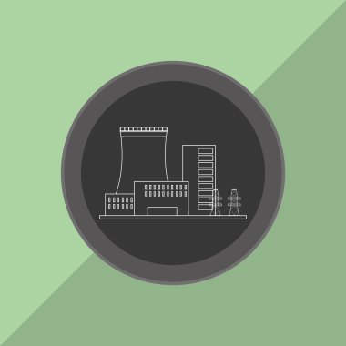 Endüstriyel güvenlik tasarım. Güvenlik simgesi. koruma kavramı